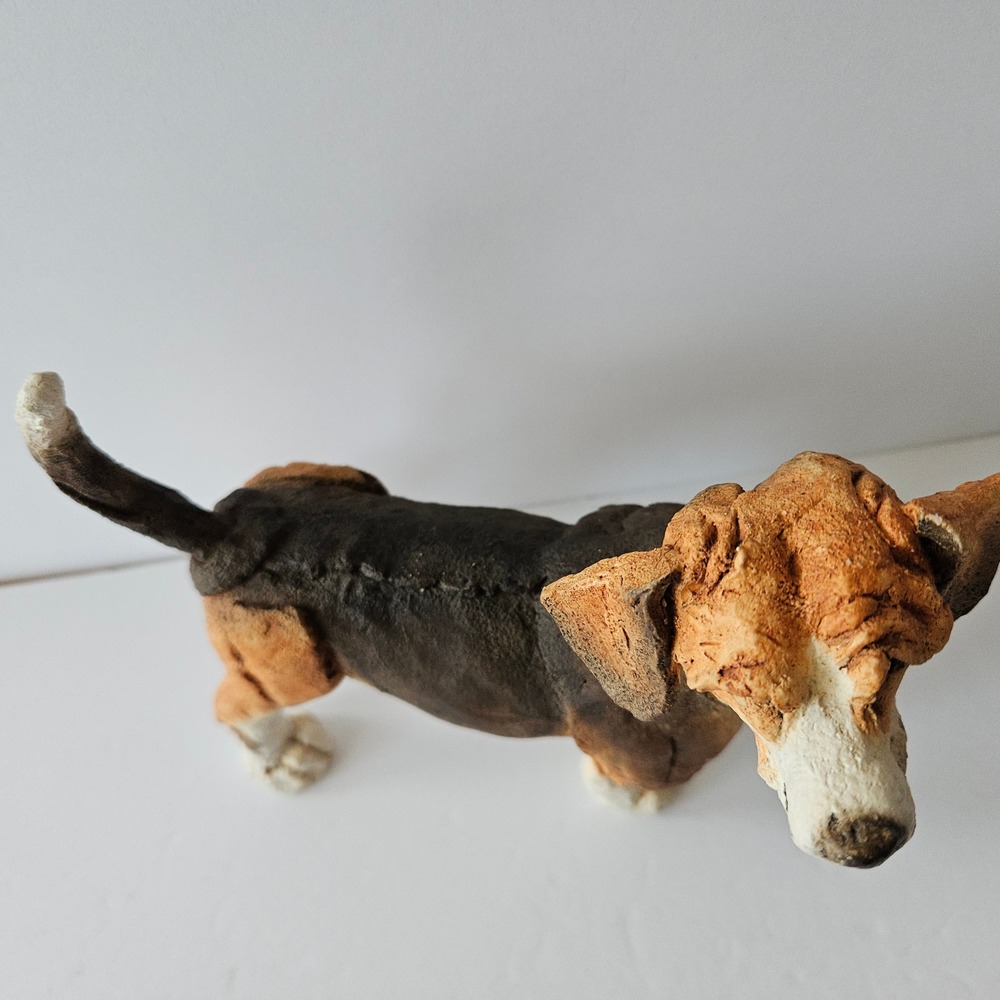 Vtg A Breed Apart #70001 BEAGLE Dog Statue 2001 Country Artists Resin EXCELLENT - Picture 6 of 11